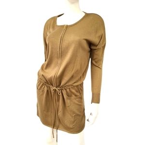 Calvin Klein Knit Zip Front Dress New with Tags sz Med